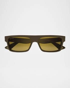 Gucci | Men's Plastic Rectangle Sunglasses