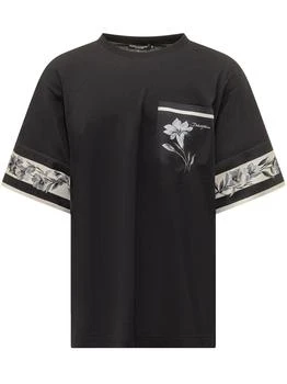 Dolce & Gabbana | Dolce & Gabbana Floral Printed Crewneck T-Shirt