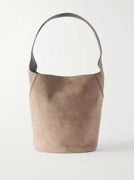 Brunello Cucinelli | Suede Shoulder Bag - Taupe