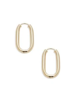 Saks Fifth Avenue | 14K Yellow Gold Hoop Earrings