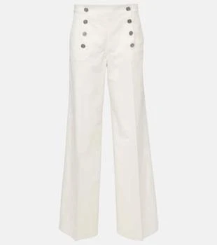 ETRO | Cotton-blend wide-leg pants