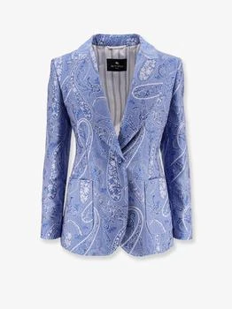 ETRO | Silk blend single-breasted blazer