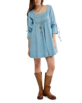 Free People Sonora Denim Mini Dress