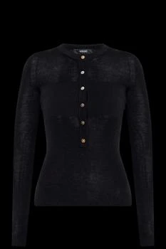 Versace | Versace Fitted Cut Long-Sleeved Knitted Top