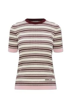 Moncler | Moncler Striped Knitted T-Shirt