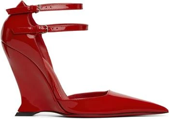 Salvatore Ferragamo | Red Vidya Wedge Heels