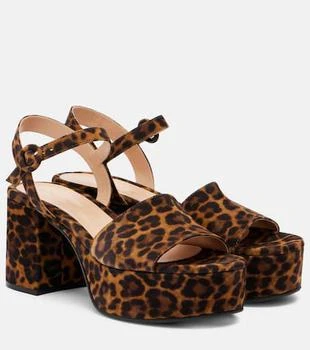 Gianvito Rossi | 35 leopard-print leather platform sandals