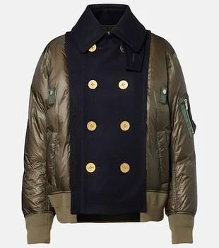 Sacai | Double-breasted down jacket