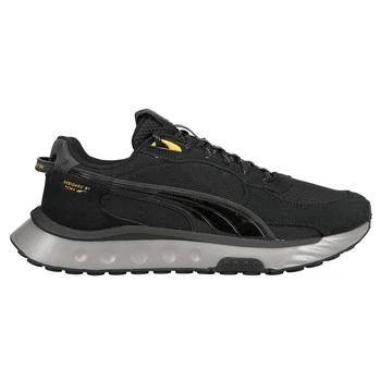 NMJ x Wild Rider Blk Lace Up Sneakers