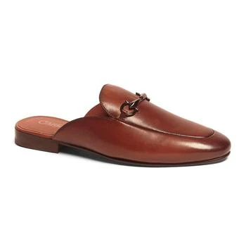 CARLOS by Carlos Santana Carlos By Carlos Santana Apollo Bit Slide Men's Tan Leather Slip On VER1506