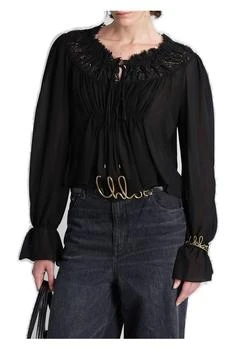 Chloé | Chloé Scoop-Neck Cropped Top