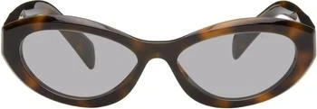 Prada | Brown 'Prada Symbole' Sunglasses