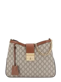 Gucci | Gucci Padlock Monogrammed Shoulder Bag