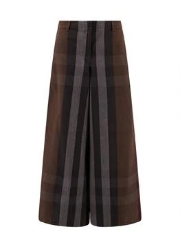 Burberry | Burberry High Waist Wide Leg Trousers