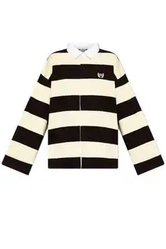 Balenciaga | Balenciaga BB Laurel Embroidered Long-Sleeved Polo Shirt