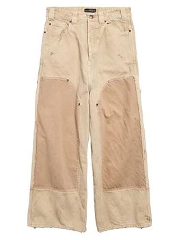 Balenciaga | Ripped Off Baggy Jeans