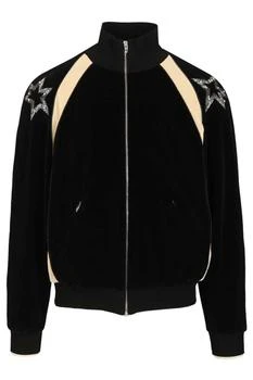 Valentino | Valentino Panther Embellished Velvet Jacket