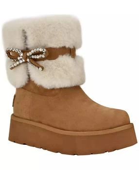 Women's Dowry Rhinestone Bow Cozy Winter Boots