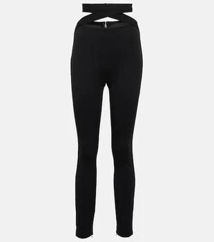Dolce 
Gabbana | High-rise cutout skinny pants