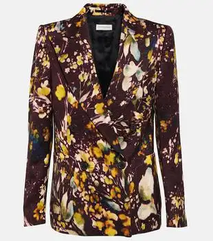Dries Van Noten | Floral double-breasted blazer