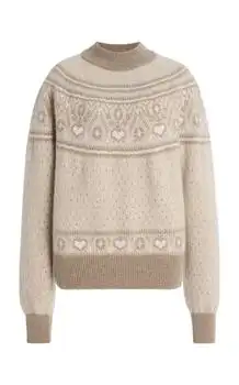 Khaite | Khaite Guy Fair Isle Cashmere Sweater - Moda Operandi