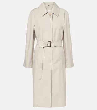 The Cube Orleans belted twill coat