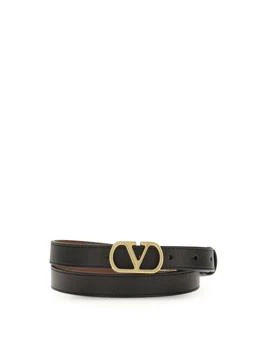 Valentino | Valentino	VLogo Signature Buckled Reversible Belt