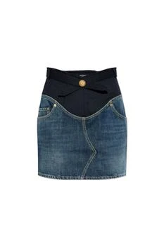 Balmain | Balmain Panelled Denim Skirt