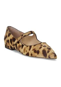 Londyn Leopard Print Haircalf Mary Jane Flats