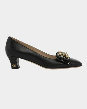 Valentino | Bowow Studded Bow Leather Pumps