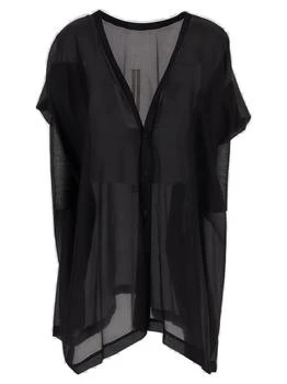 Rick Owens | Rick Owens V-Neck Sheer Shirt