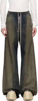 Rick Owens | Gray Concordians Wide Bela Jeans