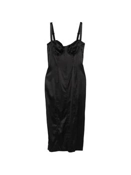 Dolce & Gabbana | Women's- Satin Bustier Midi Dress