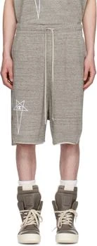Rick Owens | Gray Champion Edition Beveled Pods Shorts