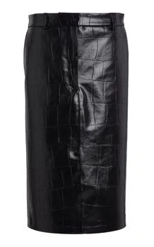 Stella McCartney | Stella McCartney Croco Pencil Skirt - Moda Operandi