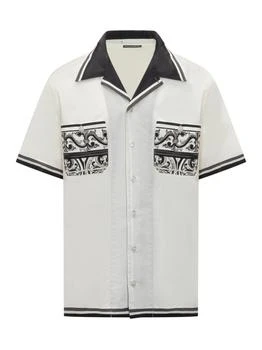 Dolce
Gabbana | Dolce
Gabbana Majolica Printed Short-Sleeved Shirt
