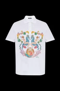 Versace | Versace Graphic Printed Short-Sleeved Polo Shirt