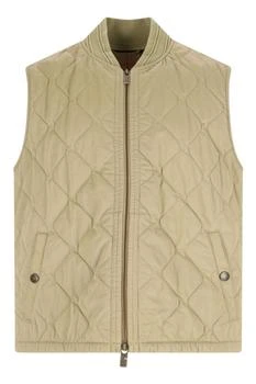 Burberry | Burberry Quilted Gabardine Gilet