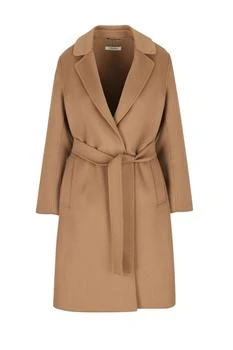 Max Mara |
S Max Mara Belted Long-Sleeved Coat