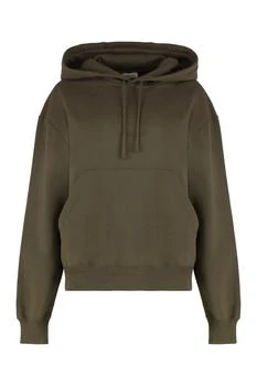 Yves Saint Laurent | Saint Laurent Logo Embroidered Drawstring Hoodie