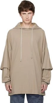 Rick Owens | Taupe Concordians Tommu Hustler Hoodie
