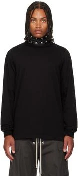 Rick Owens | Black Concordians Short Crewneck LS T-shirt