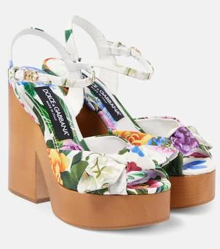 Dolce
Gabbana | Floral jacquard platform sandals