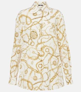 Balmain | Chaînes silk shirt
