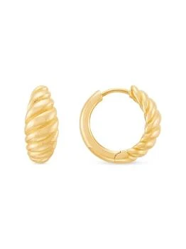 Saks Fifth Avenue | 14K Yellow Gold Huggie Earrings