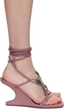 Rick Owens | Pink Concordians Cantilever 8 Hydra Heeled Sandals