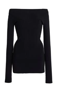 Stella McCartney | Stella McCartney Compact Knit Off-The-Shoulder Top - Moda Operandi