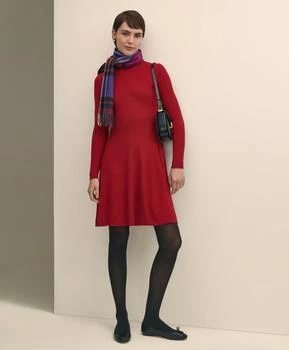Merino Wool Turtleneck Dress