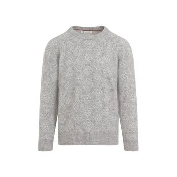 Brunello Cucinelli | Brunello Cucinelli Patterned Crewneck Jumper