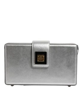 Dolce & Gabbana | Metallic DG BOX Leather Shoulder Strap Women's Bag (Pre-Owned)
